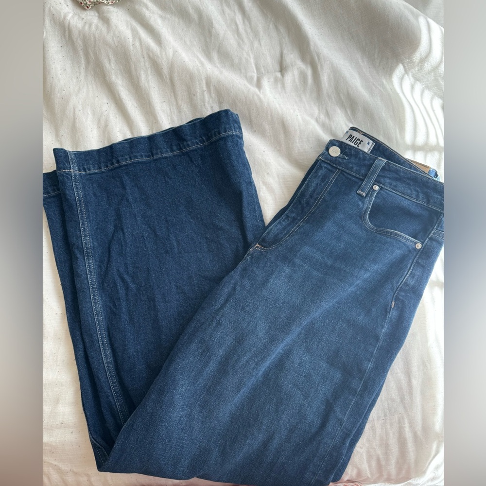 Paige Harper wide leg jeans